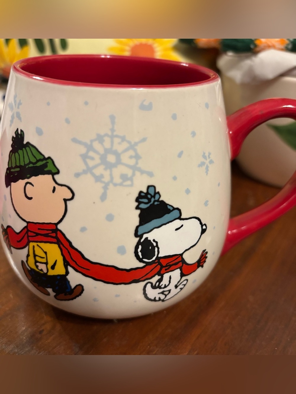 Peanuts Charlie Brown & Snoopy Holiday Mug